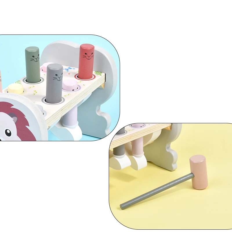 Искусственный лев Whack-a-Rodinica Развивающие деревянные игрушки для детей в возрасте