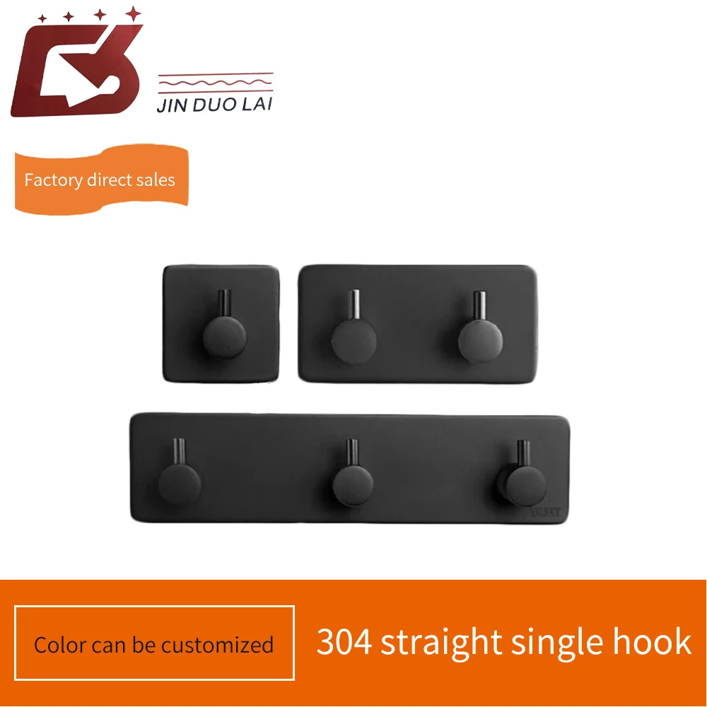 

Multi-function Wall Hooks Storage Hangers Wall-mounted Single Stainless Steel Household Storage Hook Strong Bearing Capacity