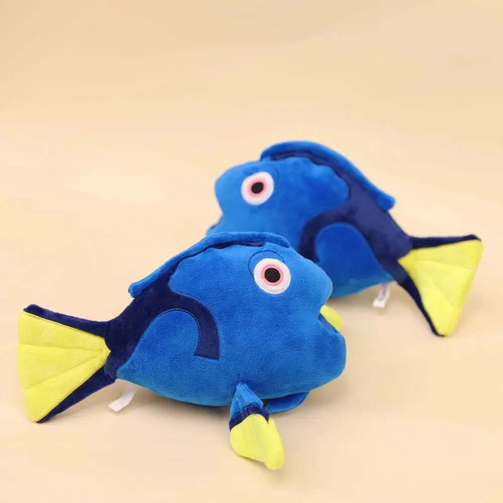 Фото Плюшевые игрушки Emperor Surgeonfish: высокоэластичные, коротковорсовые, с эффектом облачного прикосновения, круглыми глазами, упругие, с синей подкладкой, компаньоны, подарки для девочек №3