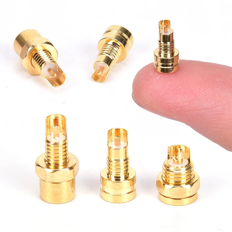 

Hot Sale High Quality MMCX Female Copper Jack Solder Wire Connector PCB Mount Pin IE800 DIY Audio Plug Adapter Connectors