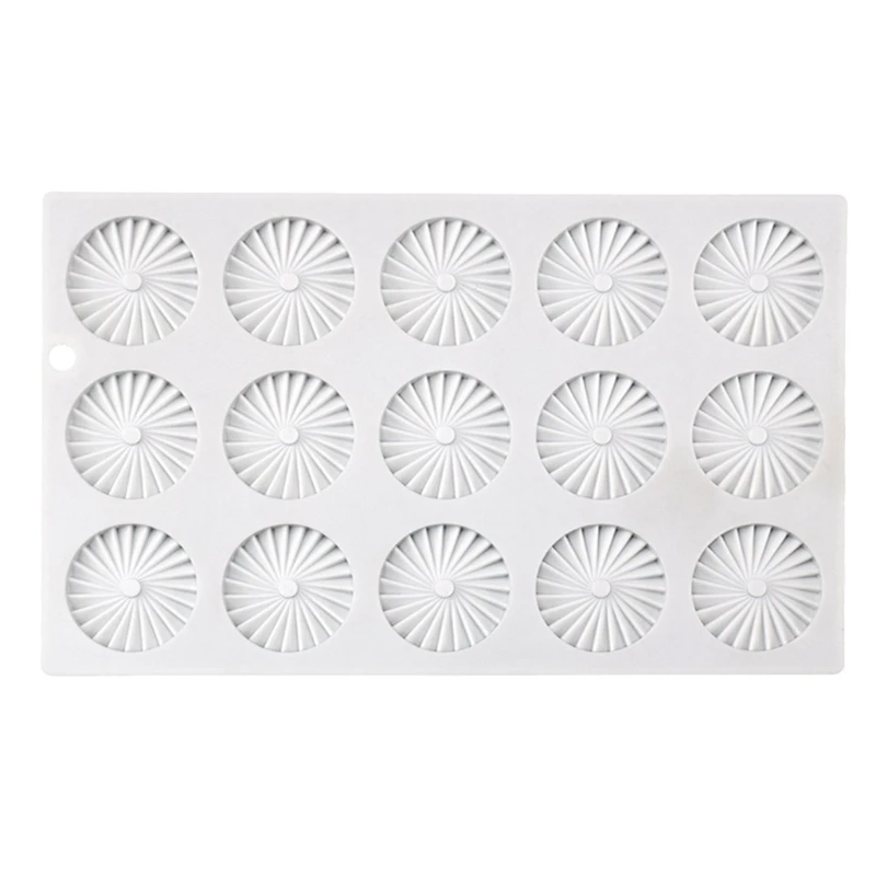 

Cake Mousse Mold Food Grade Silicone Mould for Baking 15 Cavities Cake Mold