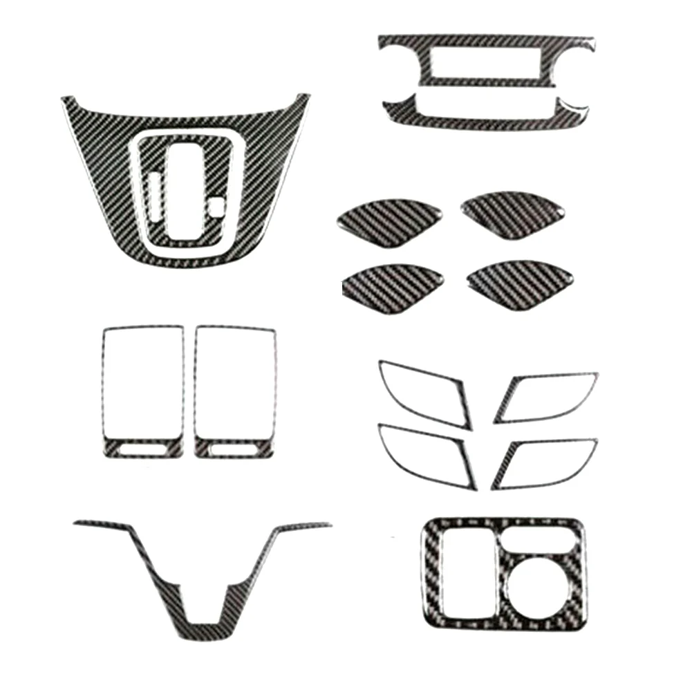 

Brand New Trim Cover Interior Part Luxurious Decoration Protection Styling Upgrades Anti-corrosion Carbon Fiber