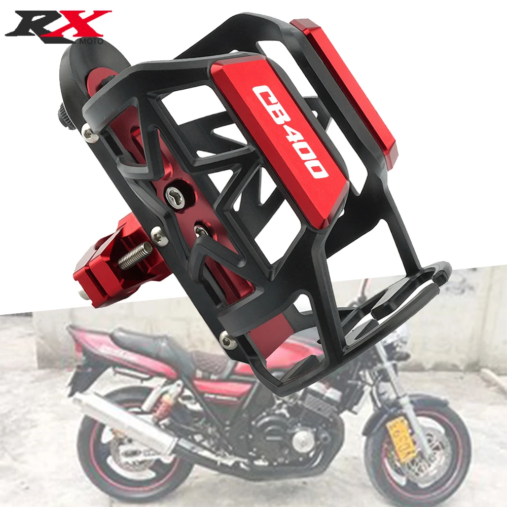 

2022 New High quality Motorcycle Accessories CNC Beverage Water Bottle Drink Cup For HONDA CB400 CB 400 With Logo "CB400"