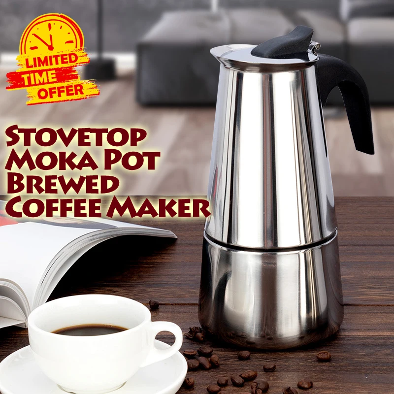 Percolator Brew Kettle Stovetop Stainlesssteel