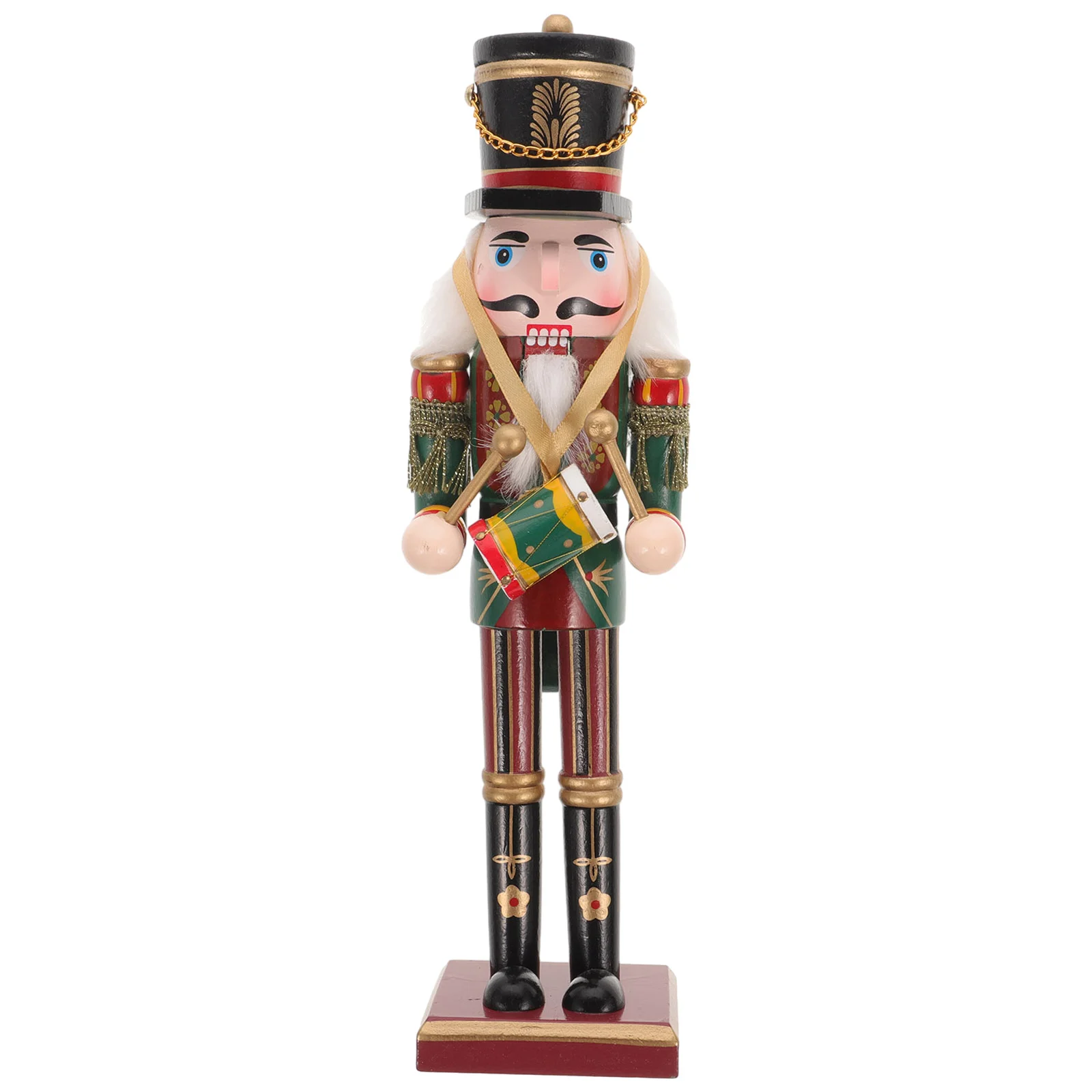 

Nutcracker Calendar Xmas Party Favor Ornaments Dining Table Supplies Wood Wooden Puppet Man Suits