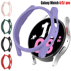 Чехол для часов Samsung Galaxy Watch 5 4 40 мм 44 мм, без защиты экрана, матовый чехол из поликарбоната, универсальный бампер, чехол для часов 5 Pro 45 мм