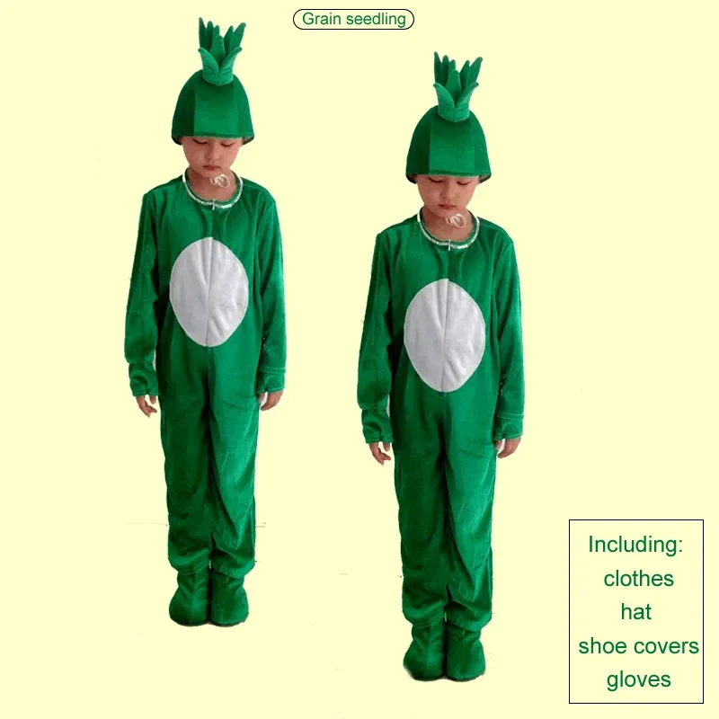 Детский костюм для вечеринки с растениями большого дерева фестивальный