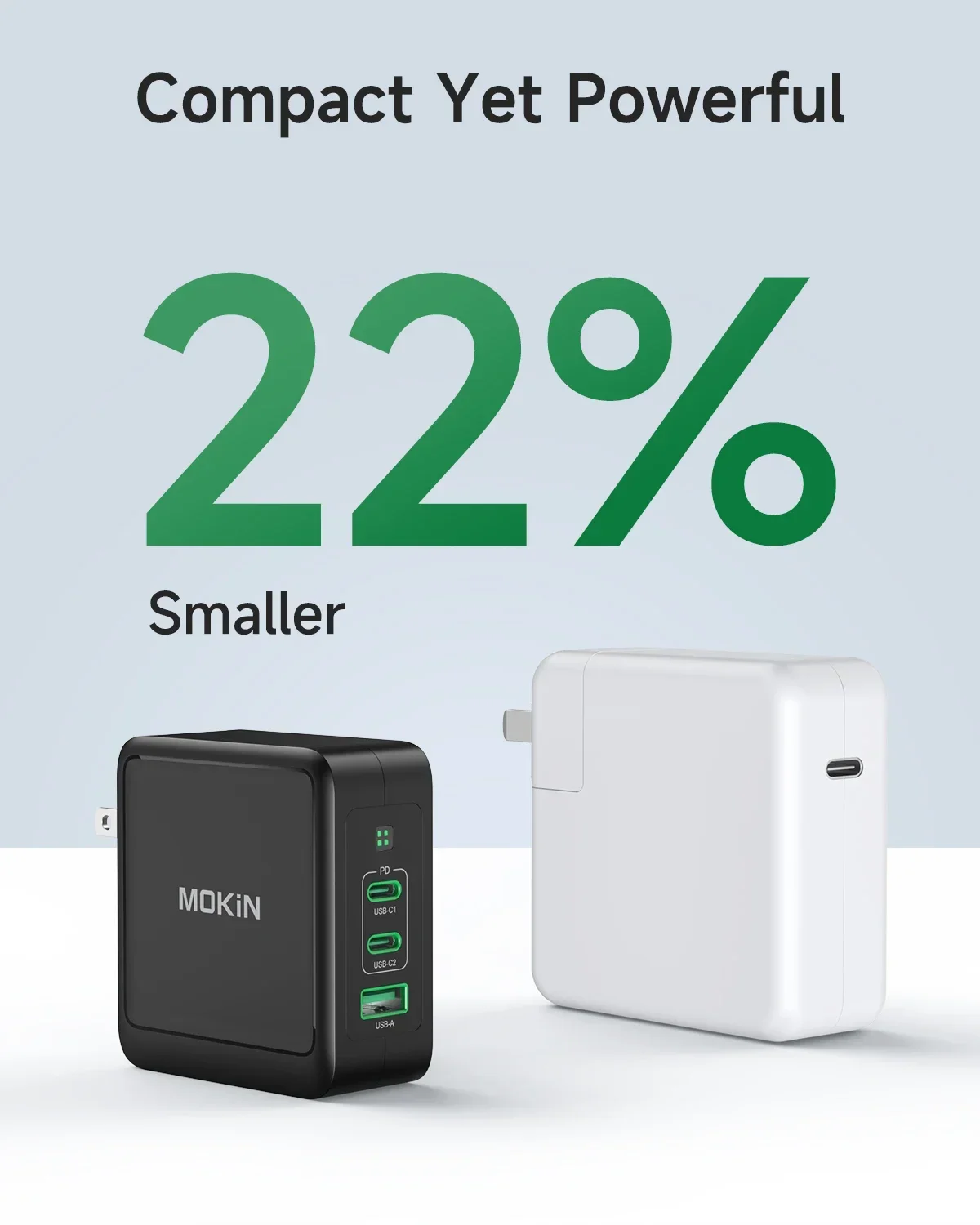 Устройство зарядное сетевое с USB-портом и поддержкой быстрой зарядки 140 Вт