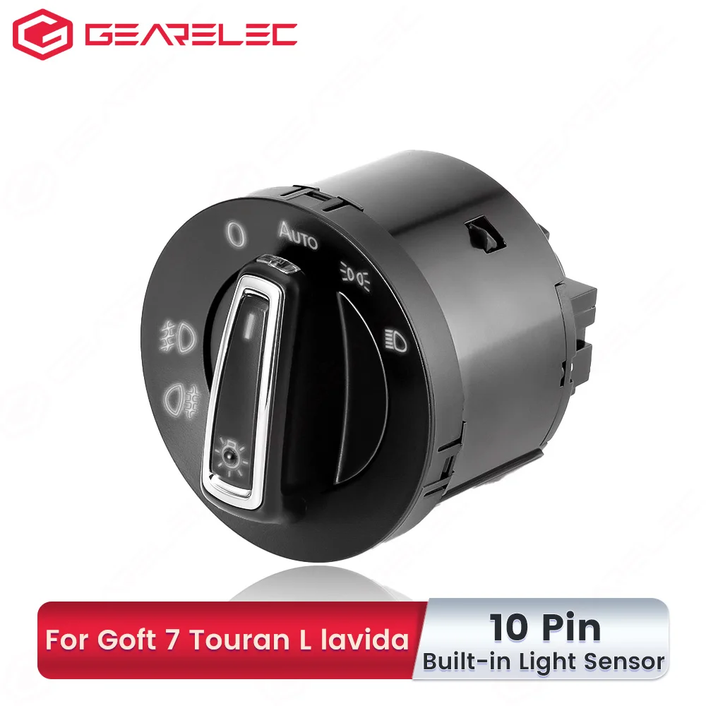 

For VW AUTO Headlight Head Lamp Switch Light Sensor Module Upgrade For Volkswagen Goft 7 Touran L lavida T-ROC T-Cross