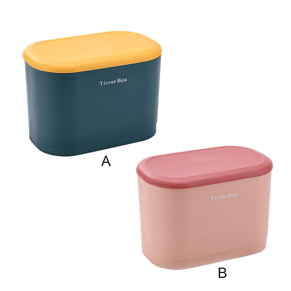 

Настенный контейнер для салфеток, пластиковый держатель для бумажных полотенец для ванной комнаты, цвет темно-синий