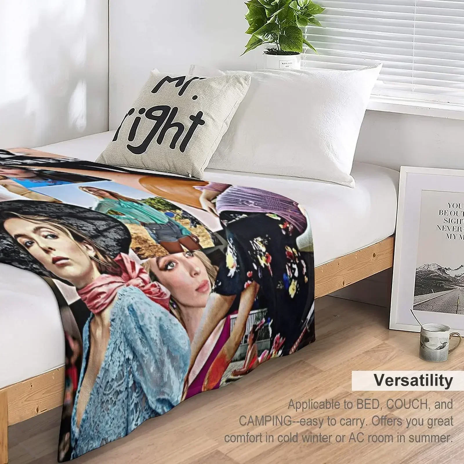 Jodie Comer плюшевое одеяло