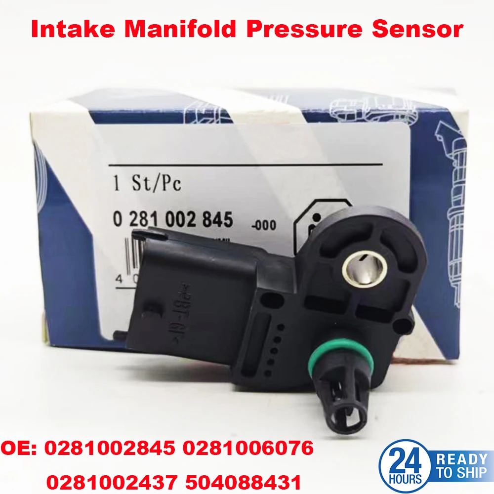 

New OEM 0281002845 0281002437 0504088431 W/Original Box Intake Manifold Pressure Sensor MAP For ALFA ROMEO GM FIATT IVECOO JEEPP