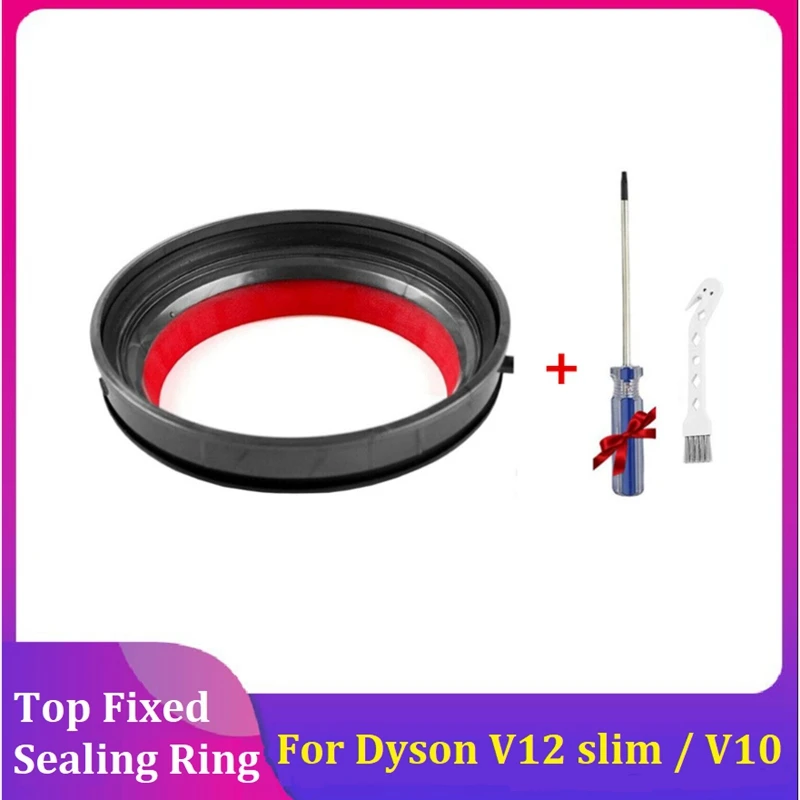Top Fixed Sealing Ring Of Dust Bin Bucket Top Fixed Sealing Ring For Dyson V12 Slim / V10 Animal Vacuum Cleaner Spare Parts
