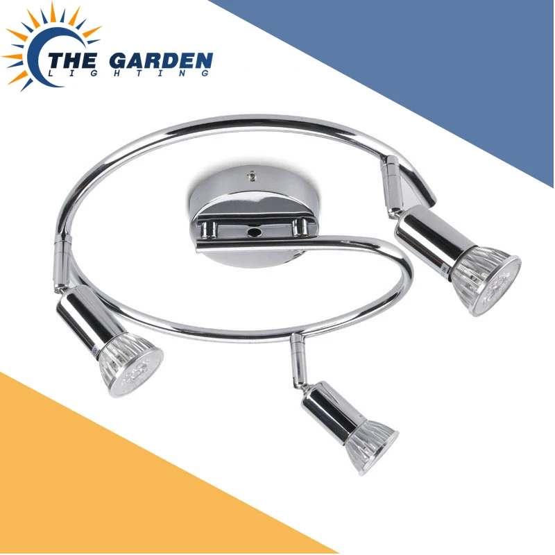

Ring Bracket Spotlight Led Ceiling Lamp Ceiling Decoration Surface Mounted Background Adjustable Gu10 Spotlight Indoor Lighting