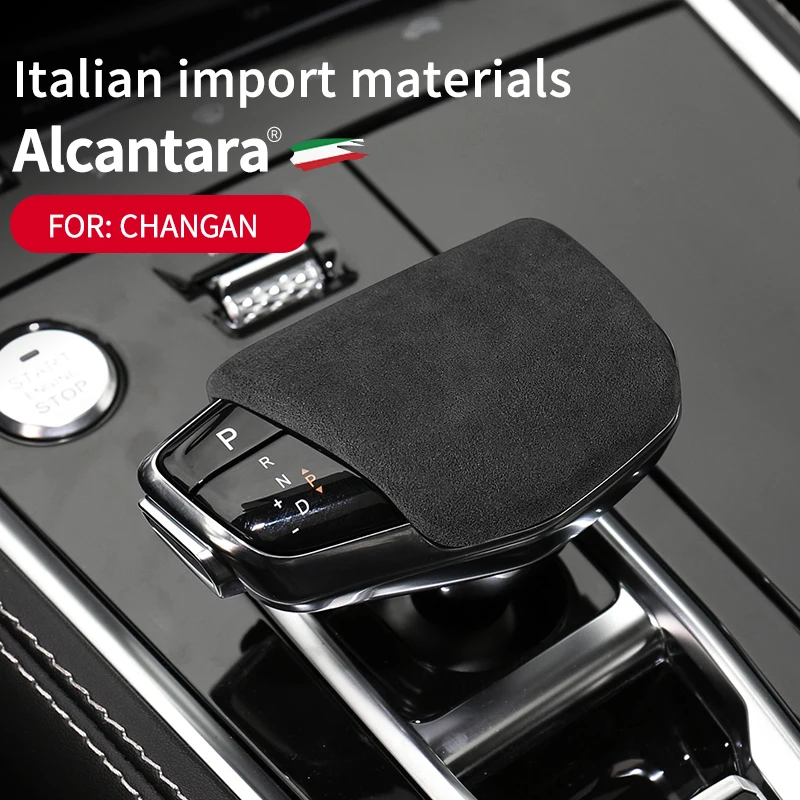

Alcantara Suede For Changan Eado Plus 2020-2022 Models Car Shift Cover Shift Knob Head Cover Shift Lever Protective Cover parts