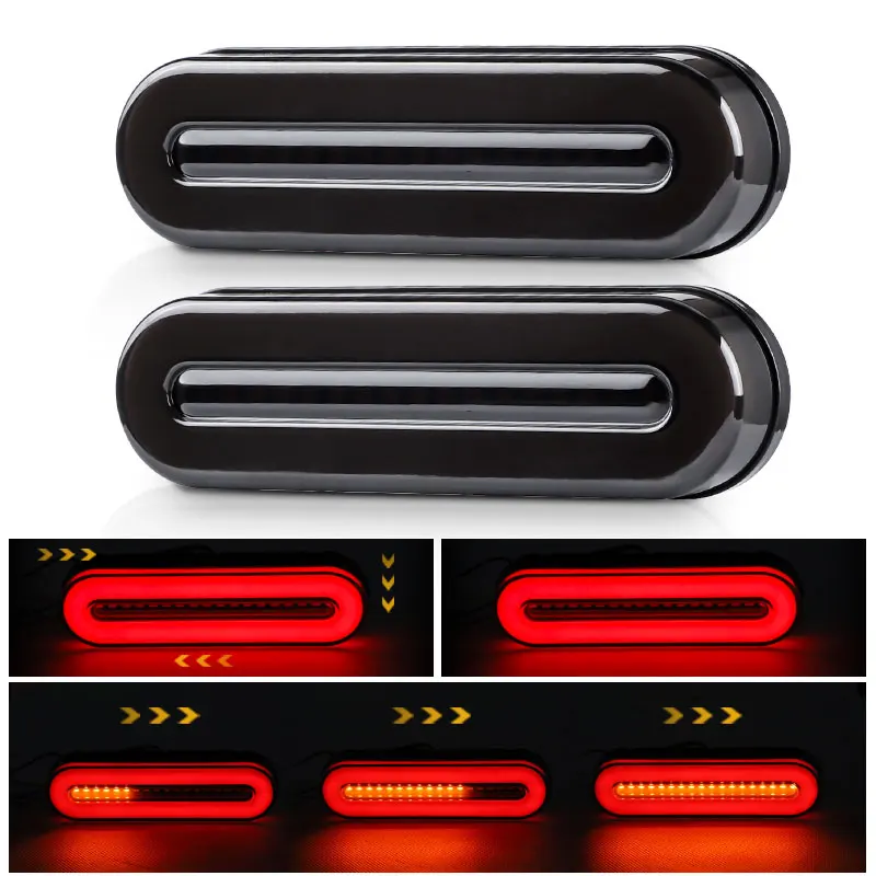 

LED Tail Brake Light 18 LED Trailer Signal Light Flowing Side Lamp Reverse Warning Lamp For Car Truck Tractor ATV UTV 12V 24V
