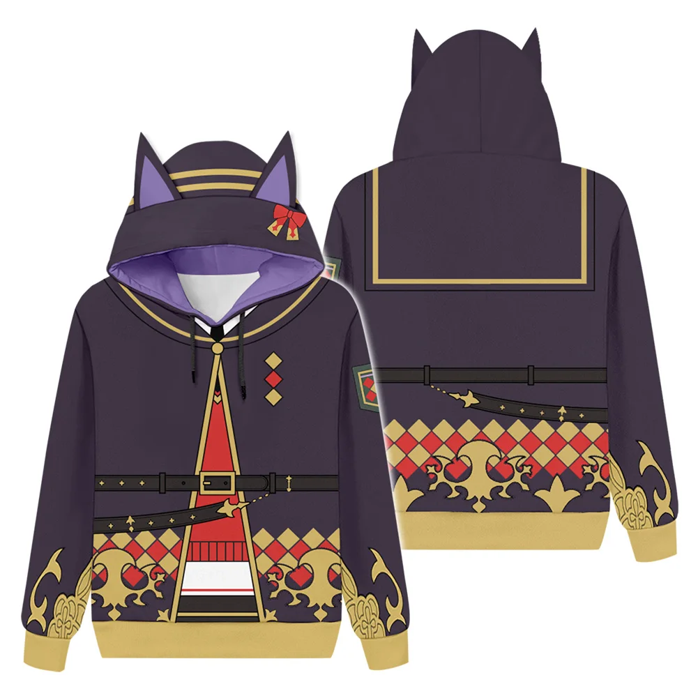 

Толстовка с капюшоном и 3D-принтом, для мужчин и женщин