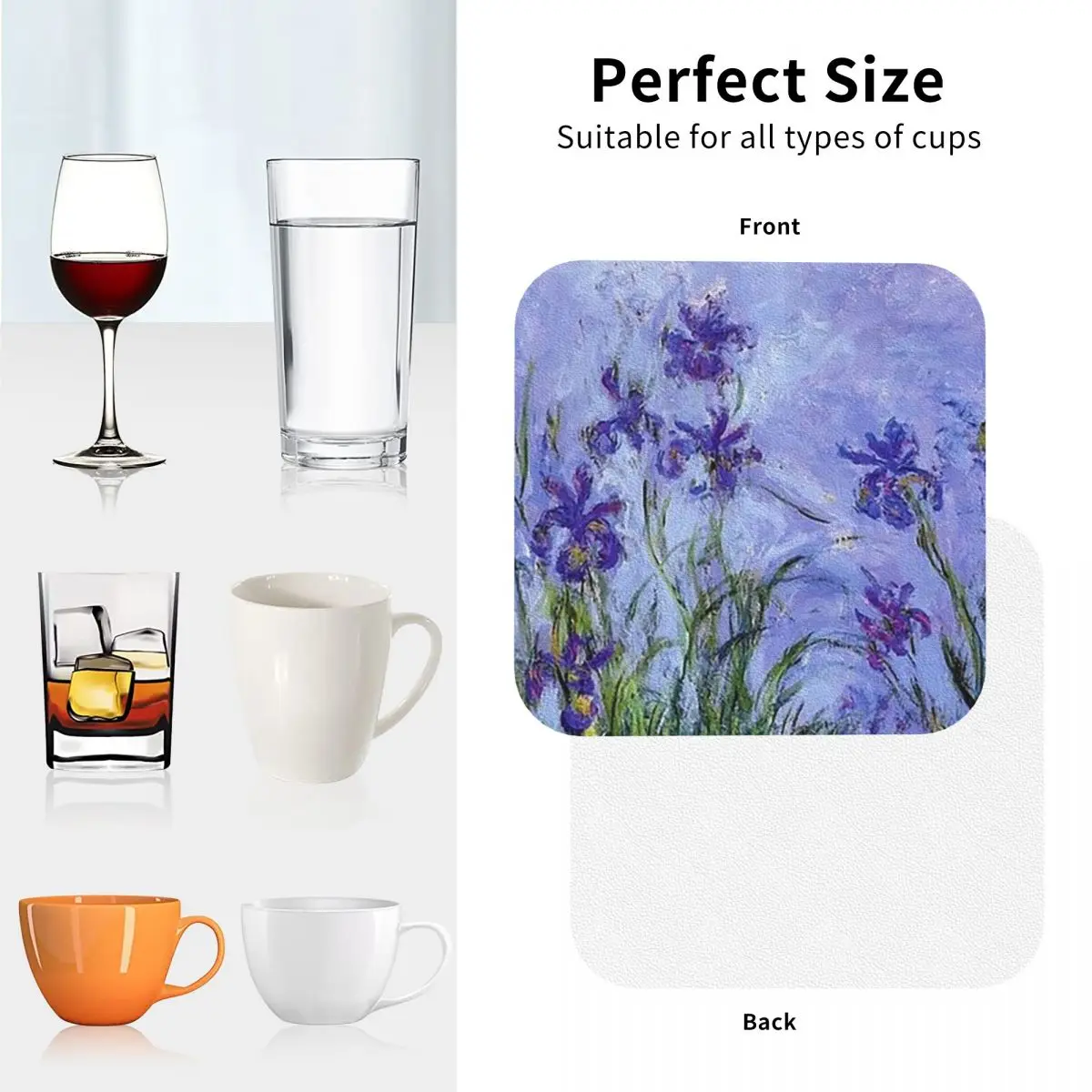 Подставки для кухни Ирисы сирени Клода Моне 191 шт./комплект 4 шт.