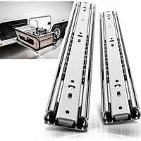 51mm heavy duty high load capacity drawer slides drawer runners tracks glides for goods shelf cabinets telescoping furniture