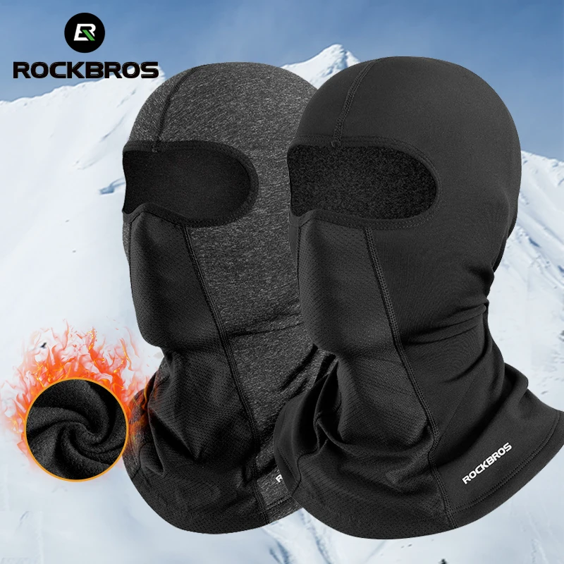 

ROCKBROS Red-dot Winter Climbing Hiking Fleece Thermal Keep Warm Cycling Face Balaclava Running Fishing Skiing Hat Headwear