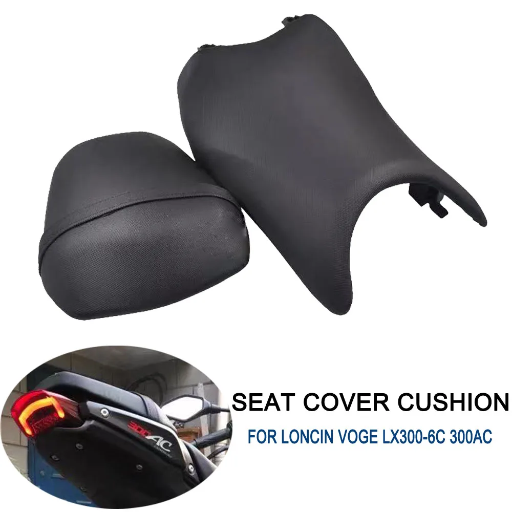 

For Loncin Voge 300AC 300 AC Motorcyclist Front Rear Seat Pillion Cushion For Loncin Voge LX300-6C 300AC