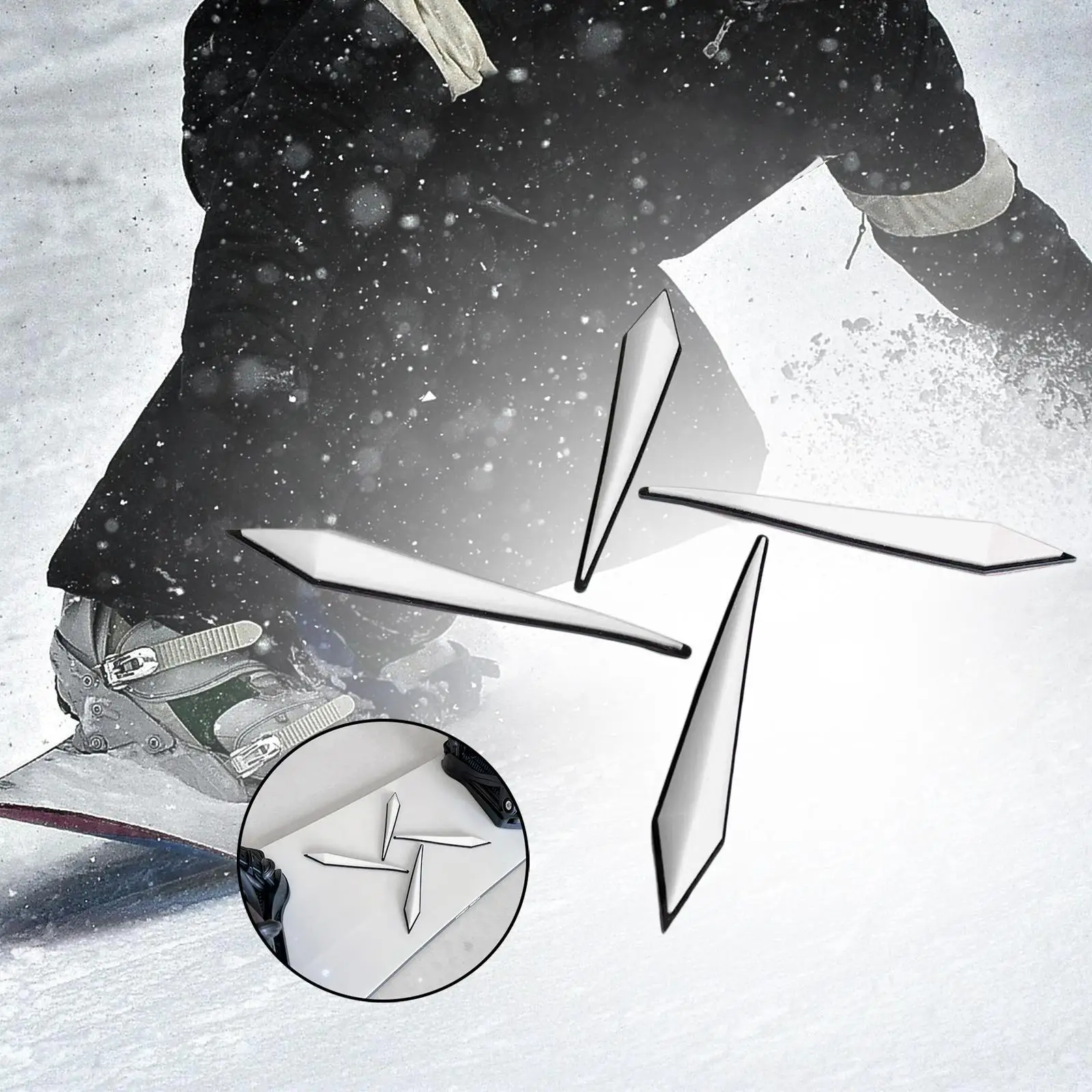 4 подушечки для сноуборда тяговые зимнего катания на сноуборде