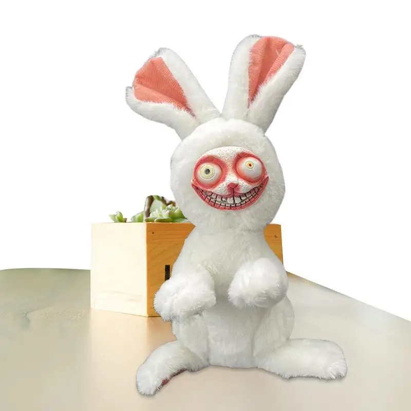 

15cm Horror Game Stuffed Rabbit Toys Scary Bunny Doll Crazy Bunny Plush Toy Birthday Gifts For Children Kids Simulation Rabbits