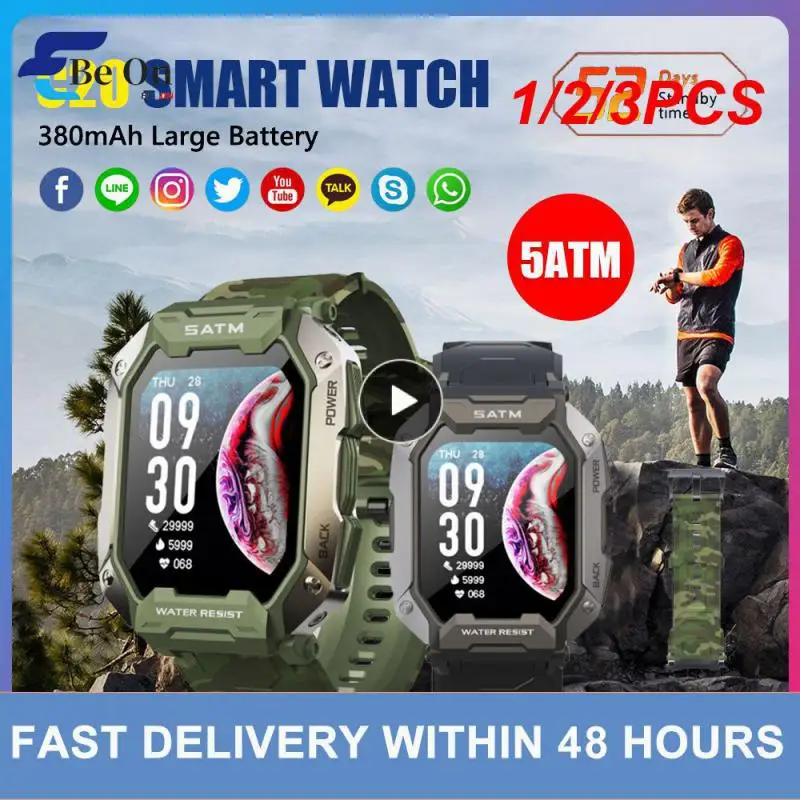 

1/2/3PCS New Swim Sport Smart Watch Men smartwatch 50m depth IP68 waterproof fitness Watch For Android ios smartwatch