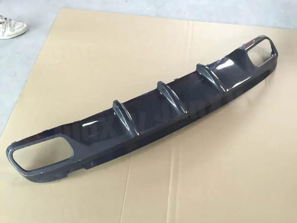 O Style углеродное волокно диффузор для заднего бампера Mercedes Benz GLA 2015-2018 сплиттеры