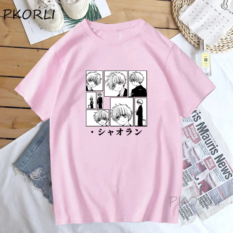 Женская футболка Syaoran Li манга |