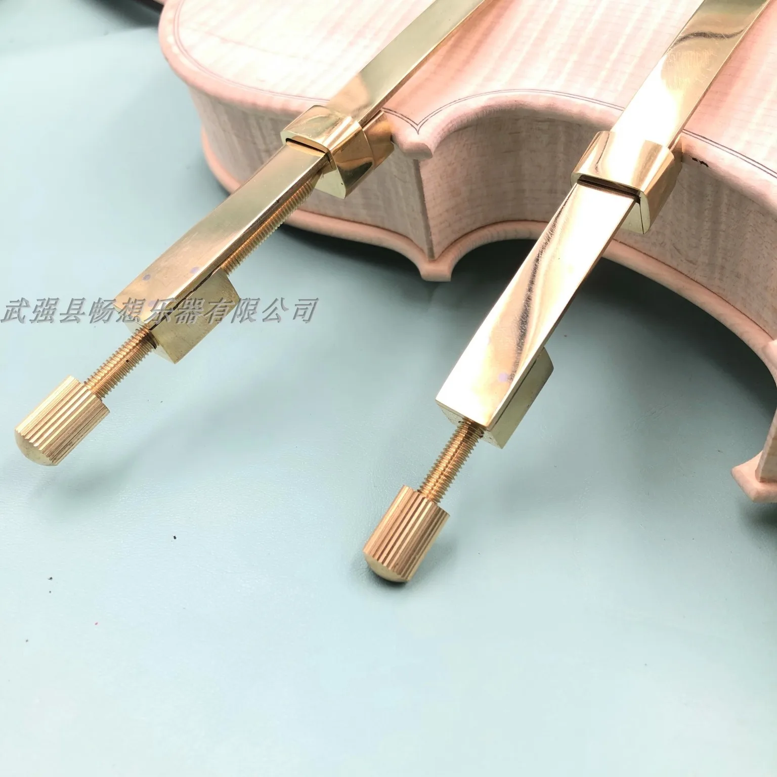 5pcs High quality Violin Tool,brass repair crack plate-type clamp,Luthier tool enlarge