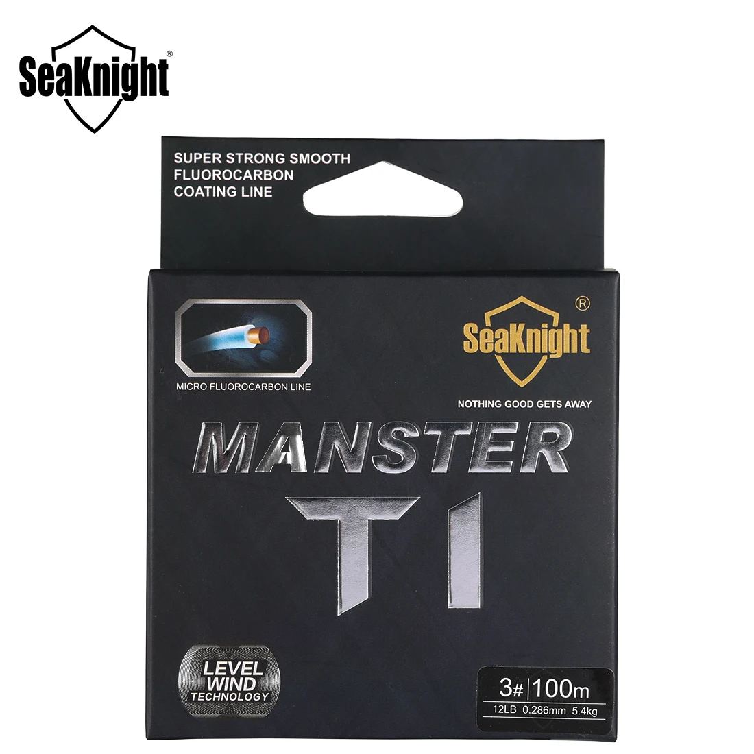 SeaKnight Brand MANSTER T1 Series 100M Fishing Line Fluorocarbon Coating Nylon Monofilament Fishing Line Sinking Line 3-35LB images - 6