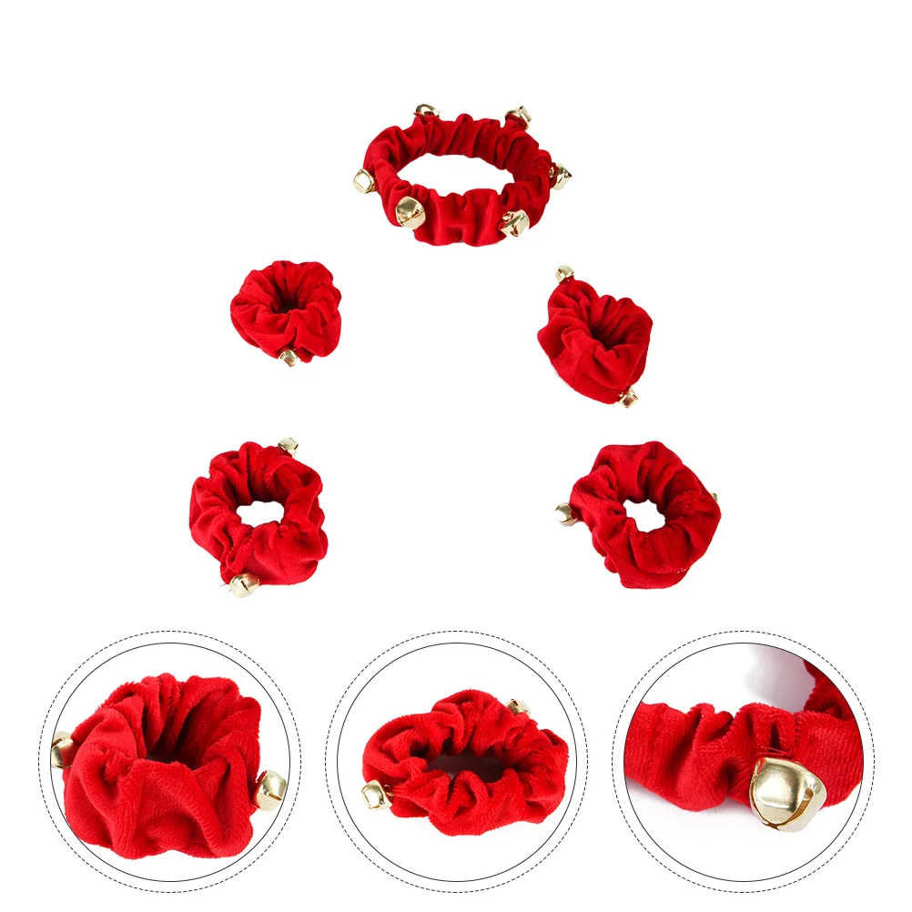 

Collar Christmas Dog Bellpet Collars Dogs Plush Cat Neck Anklet Jingle Small Female