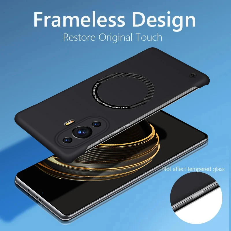 Жесткий Бескаркасный магнитный автомобильный держатель из поликарбоната чехол