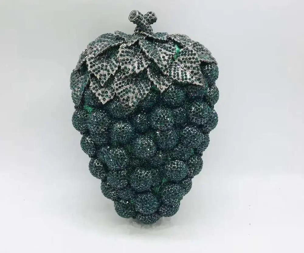 

Women Diamonds Clutches Bag Flower Crystals Clutch Luxury Crystal Clutches African Bridal Wedding Party Purses Bags