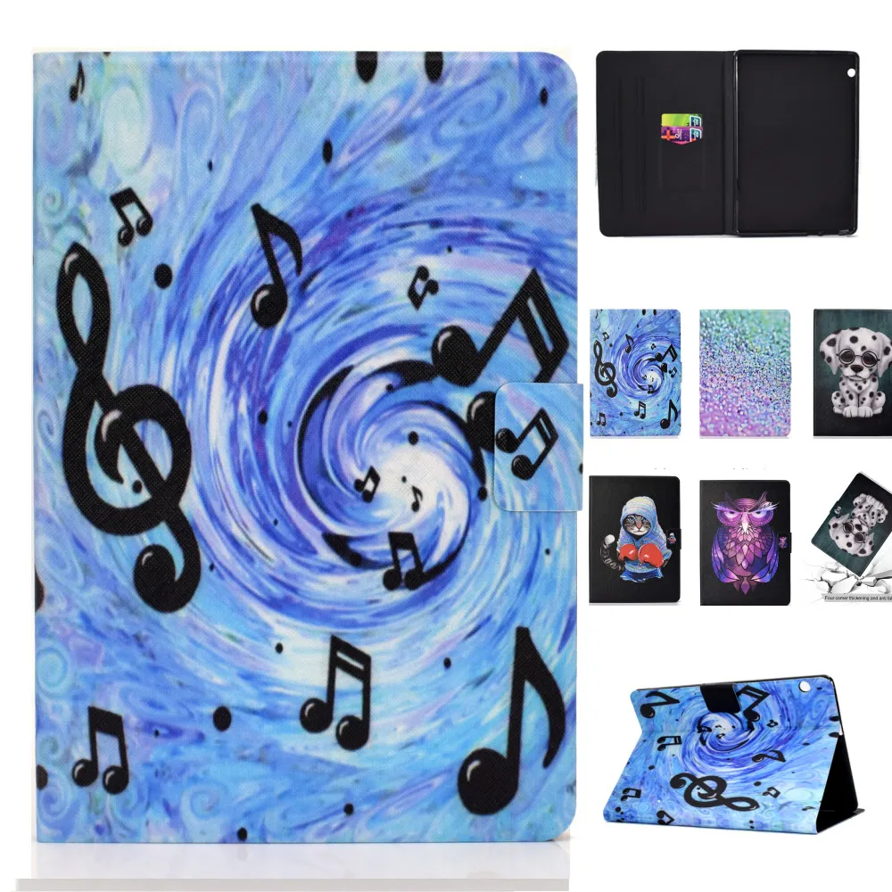 

Print PU Leather Case for Huawei MediaPad T5 10 AGS2-L09/W09/L03 T3 10 AGS-L09/W09/L03 Tablet Case Stand Cover Protective Shell