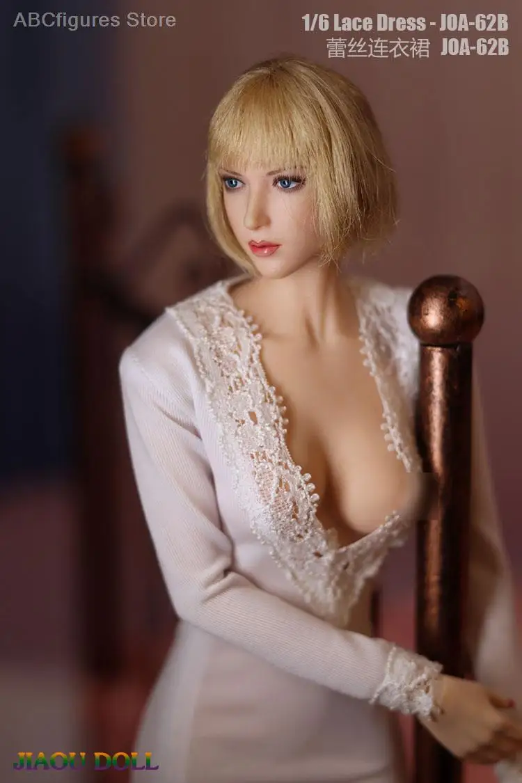 1/6 Lace Dress Hip Mini Skirt Model JOA-62 Fit 12inch Female PH TBLeague Figure Body | Action Figures