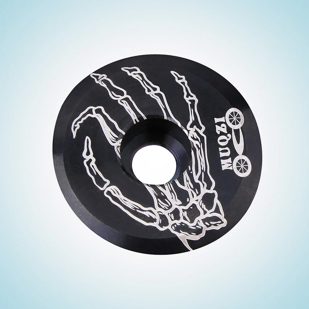 

Bike Headset Cap Pirate Pattern Aluminum Alloy Stem Cap Screw for Mcountain Highway Biycle