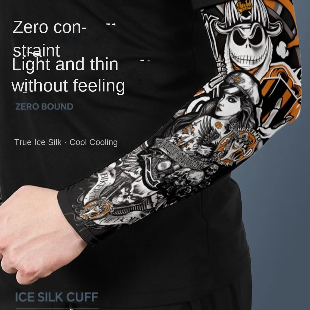 Защита от ультрафиолета цветок рукав с татуировкой солнцезащитный крем