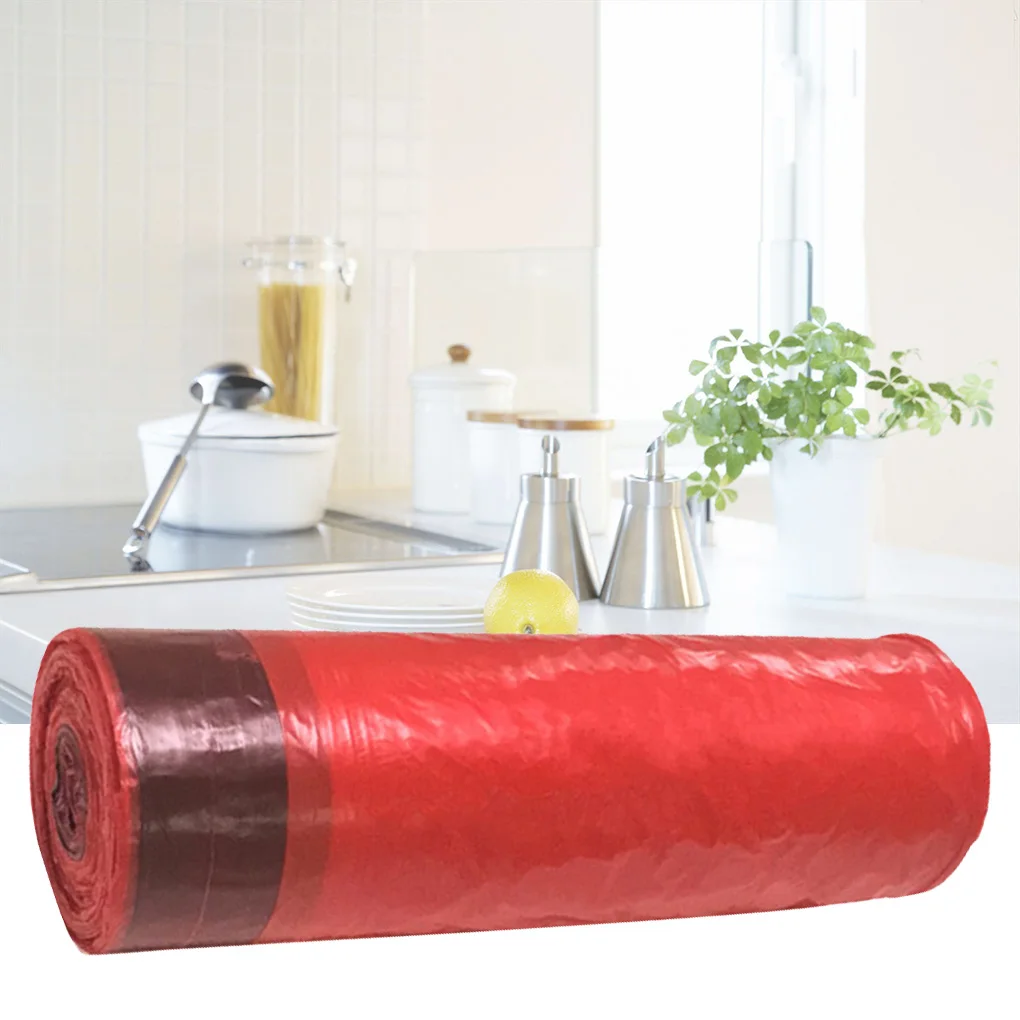 

15 шт./рулон, одноразовые пластиковые мешки для мусора