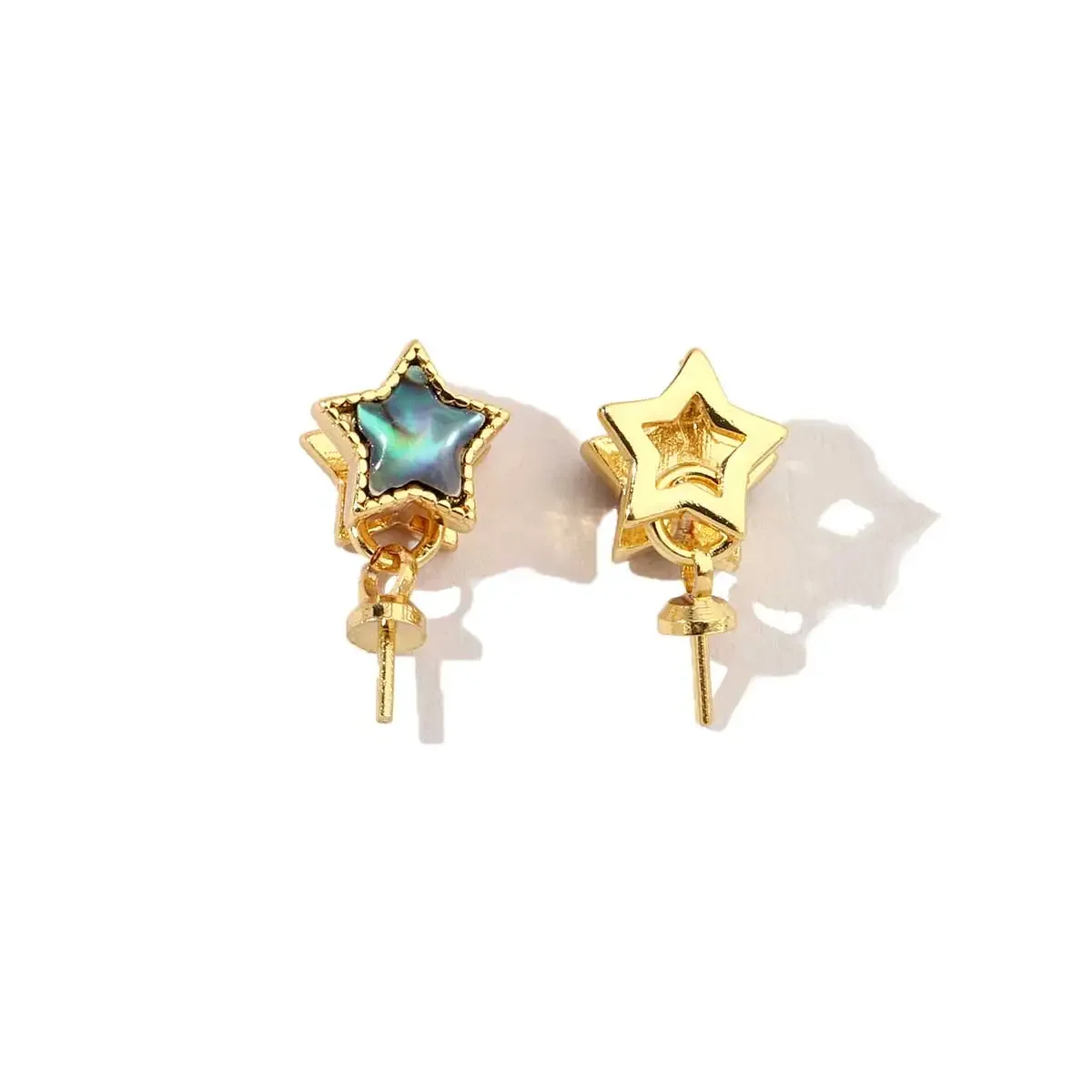 Медный Подвесной Держатель Vnistar в форме сердца и звезды золотого цвета застежки с