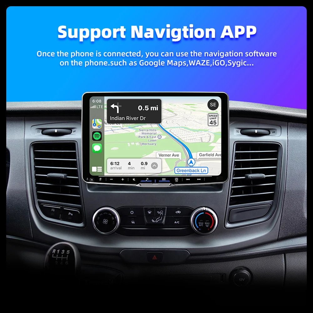 2-в-1 Беспроводная Автоматическая Интеллектуальная Консоль CarPlay Android Bluetooth Wi-Fi