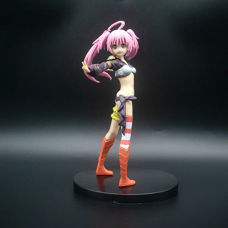 

19cm Anime Figure Milim Nava That Time I Got Reincarnated As A Slime Pvc Cute Forked Hands Action Figure Standing Decorative