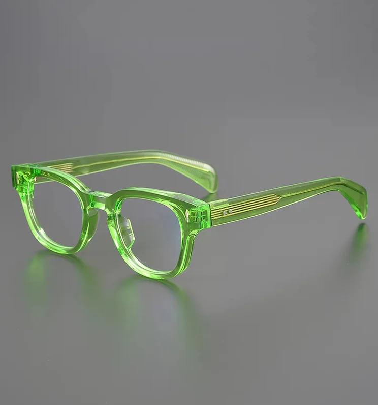

Japanese Handmade Acetate Eyeglasses Frame Vintage Men Optical Eyewear Top Quality Retro Prescription Computer Glasses Women