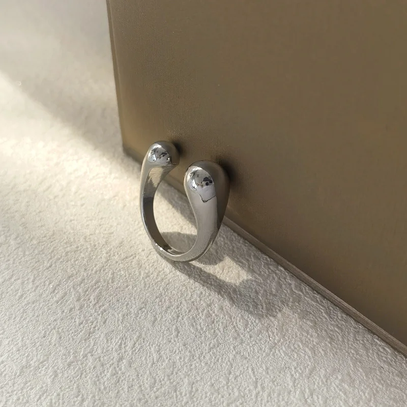 Модные ювелирные изделия геометрические металлические кольца Лидер продаж