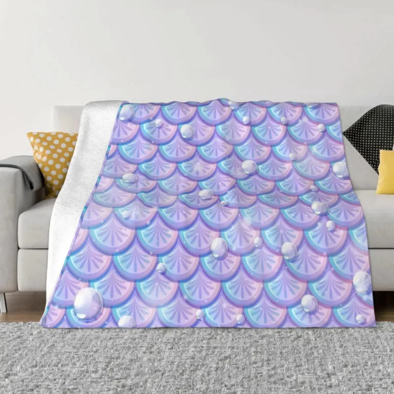 

Perolescent русалка весы бесшовное одеяло 3D Печатный Мягкий фланелевый флис теплые пледы одеяла для офиса кровати диван покрывало