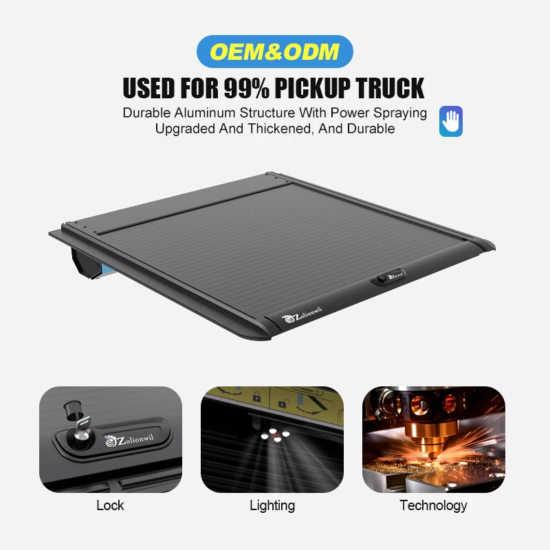 Zolionwil Electric Power Truck Bed Tonneau Чехол для пикапа Remote JAC V7 SHUAILING T8 T9