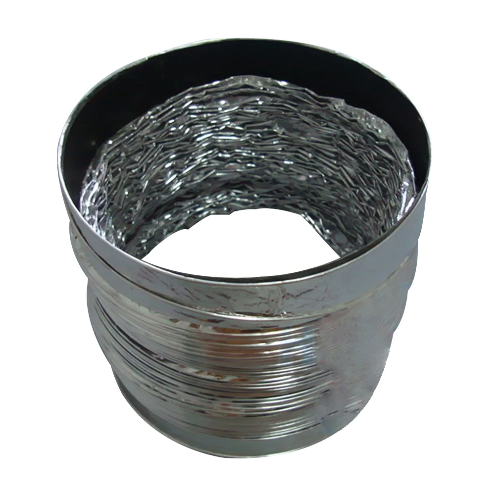 

Aluminum Foil Duct Hose High Temperature Resistant Double- layer Thick Aluminum Foil Telescopic Duct Ventilation Air Intake