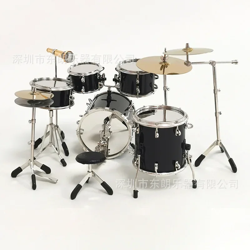 Мини-барабан набор моделей миниатюрных музыкальных инструментов медный