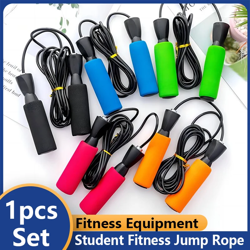 

Школьный пластиковый Скакалка для обучения, Скакалка с ручкой, скакалка из ПВХ, стальная проволока, скакалка, оборудование для фитнеса